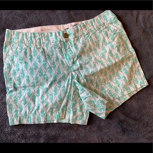 Seahorse print shorts